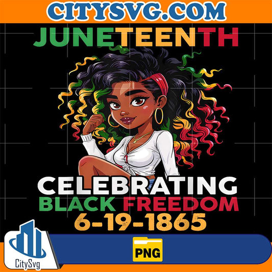 Black-Girl-Juneteenth-6-19-1865-Celebration-Black-Freedom-Png