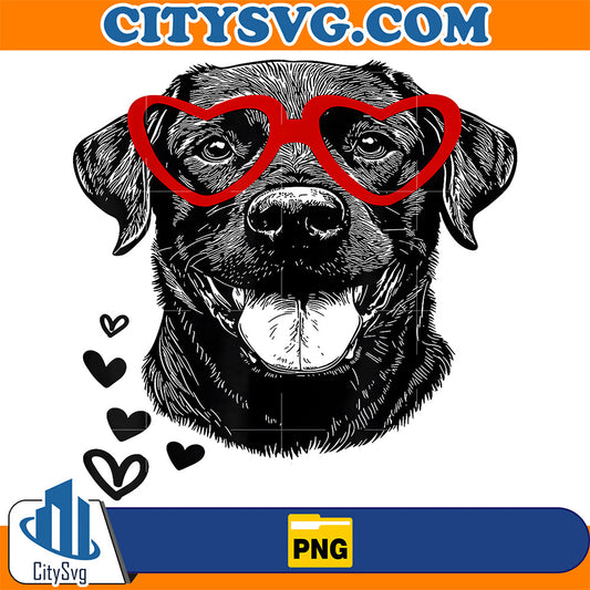 Black-Lab-Valentine-s-Day-For-Dog-Pet-Lover-Png