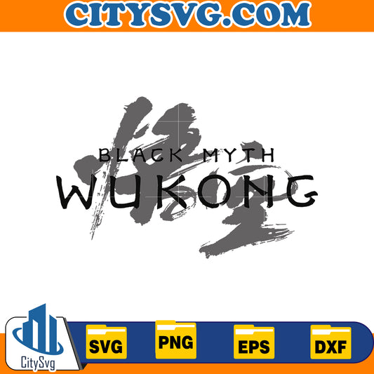 Black Myth Wukong logo Svg