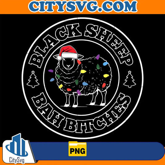 BlackSheepBahBitchesChristmasChristmasPng