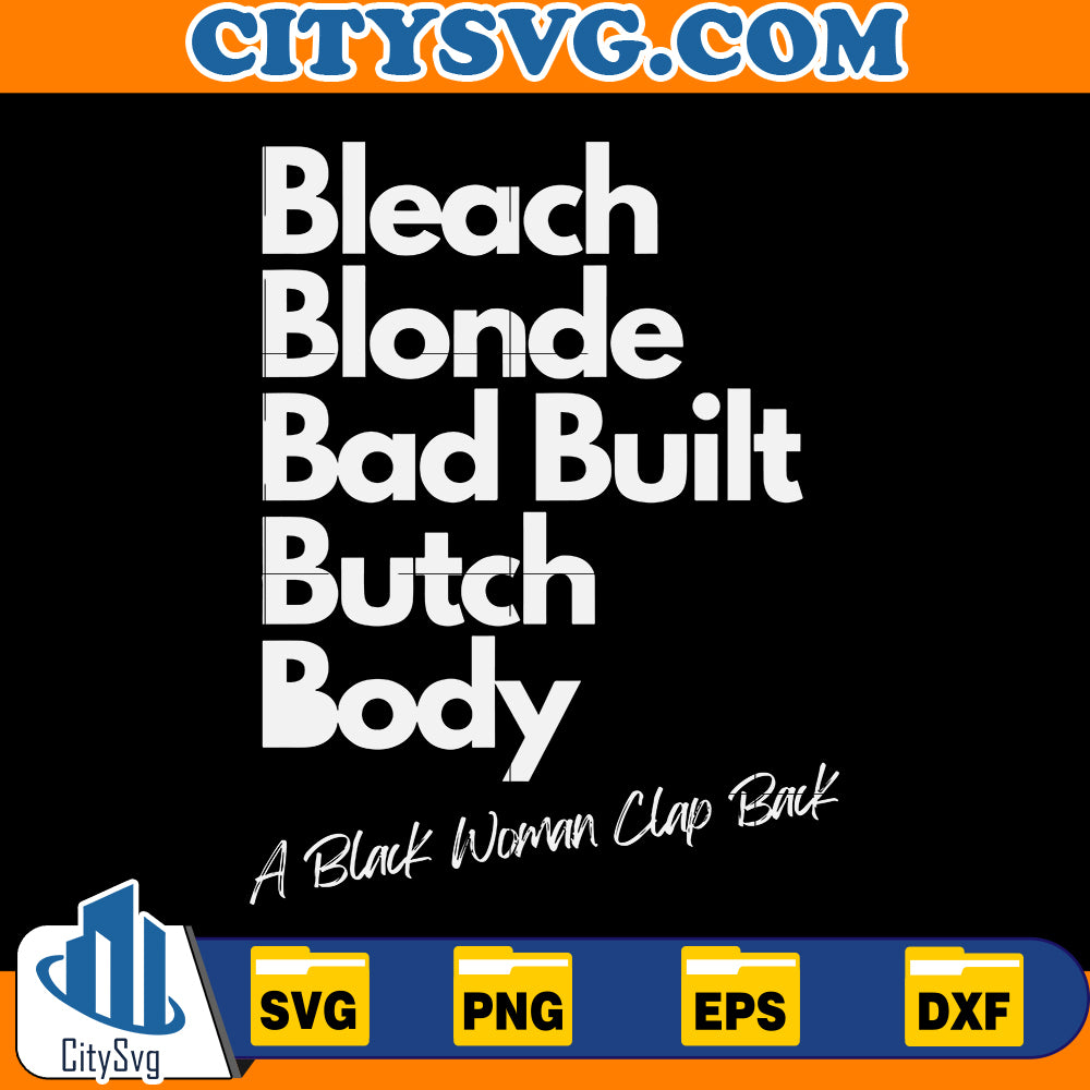 Bleach Blonde Bad Built Butch Body