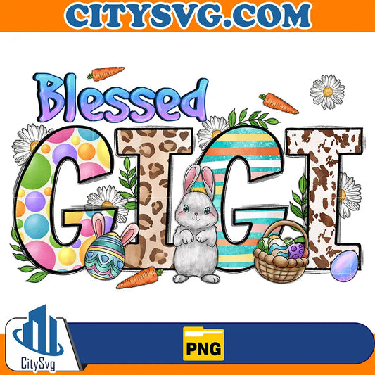 BlessedGigiEasterSublimationPng