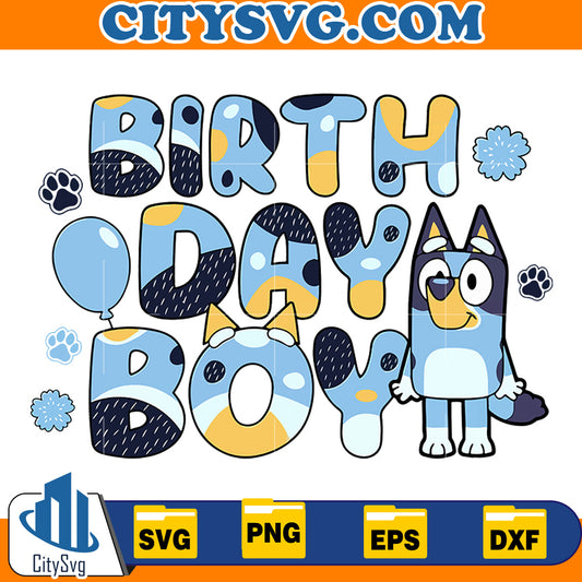 Brithday boy svg