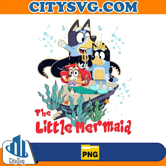 Blue-Friends-Little-Mermaid-Png