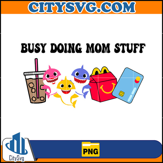 BlueBusyDoingMomStuffPNG_BabySharkPng