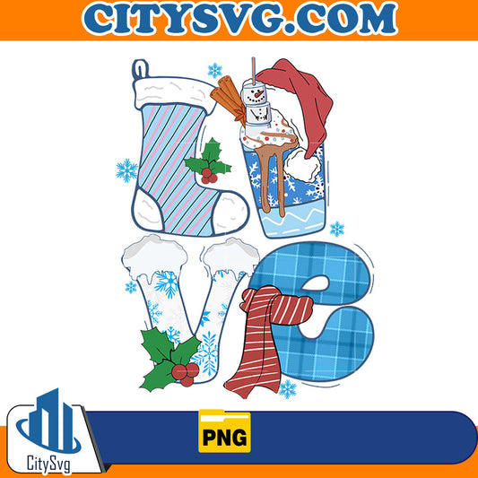 Love Christmas Png CitySvg