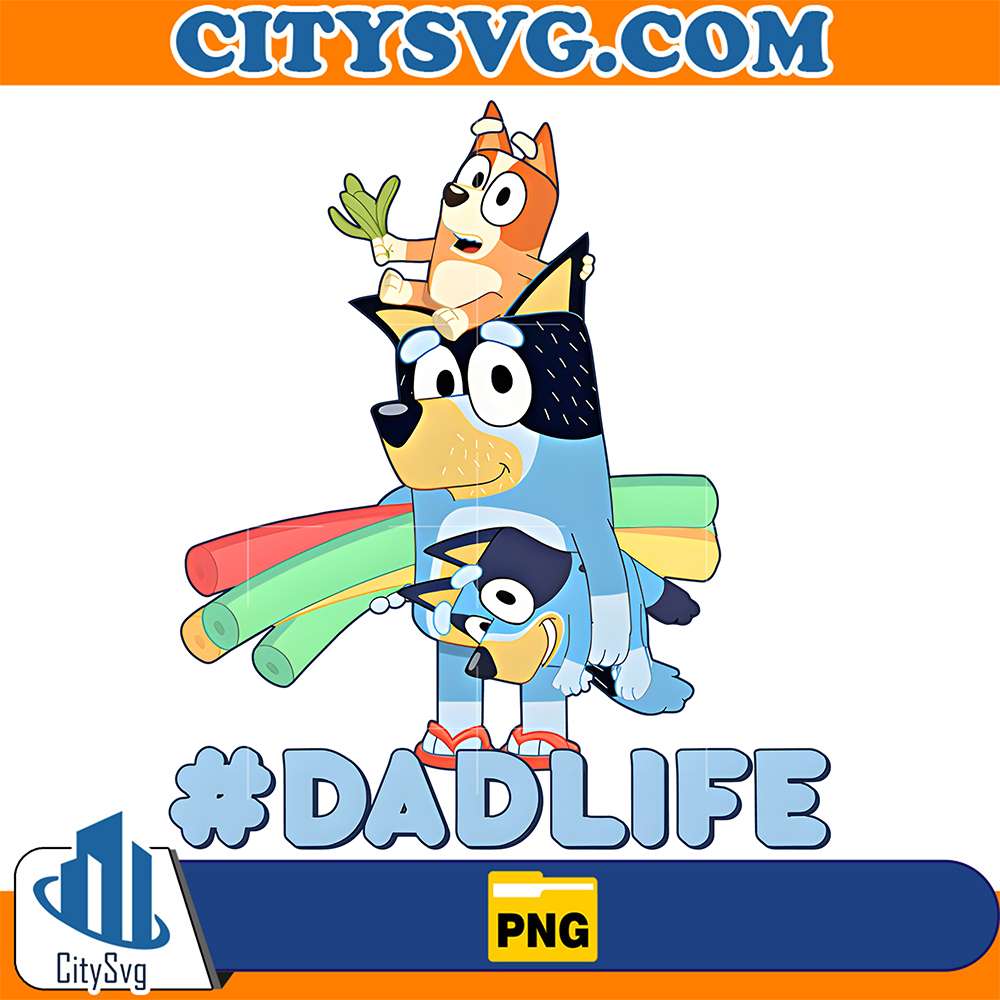 Bluey-Bandit-Dad-Life-Png
