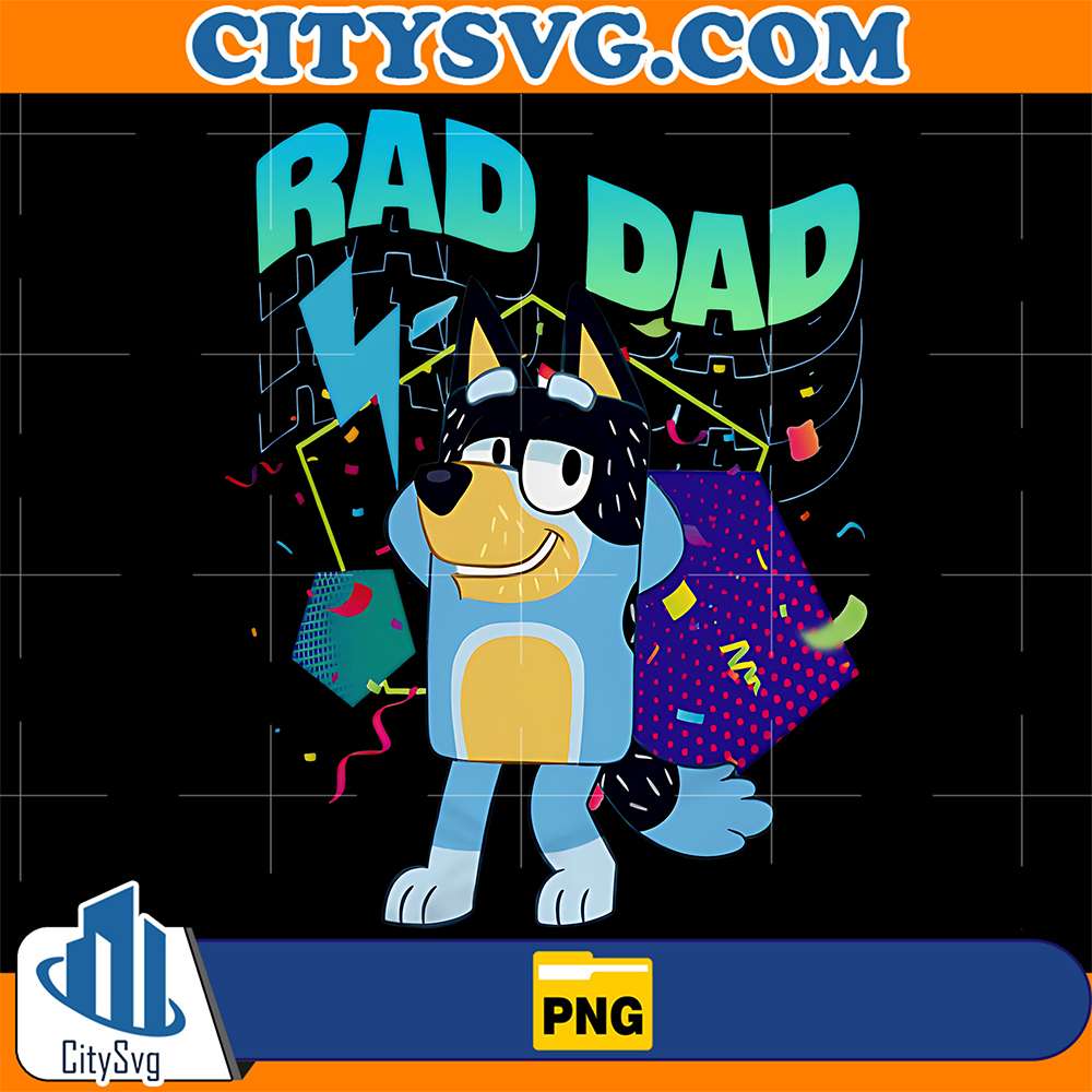 Bluey-Dad-Bluey-Dancing-Png