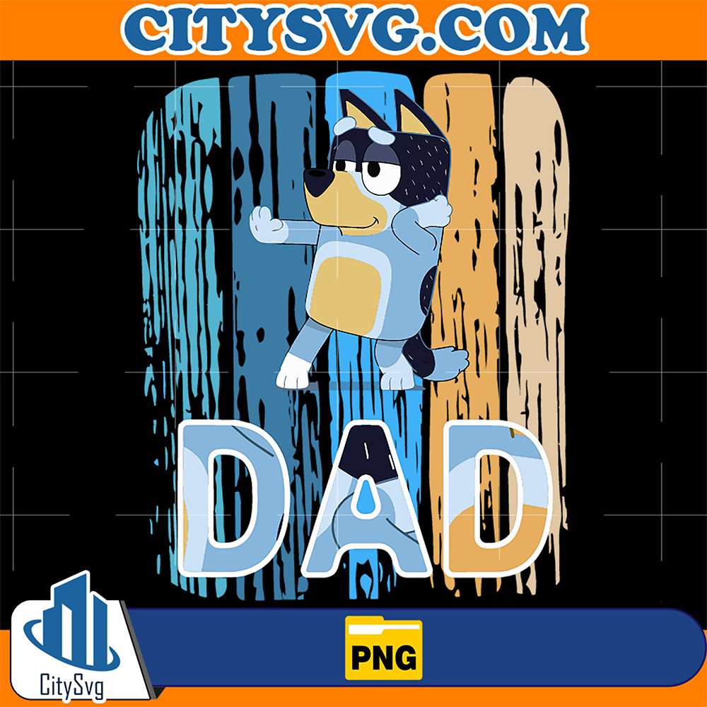 Bluey-Dad-Dancing-Bandit-Heeler-Png