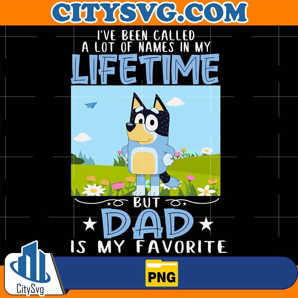 Bluey-Dad-Lifetime-Dad-Is-My-Favorite-Png