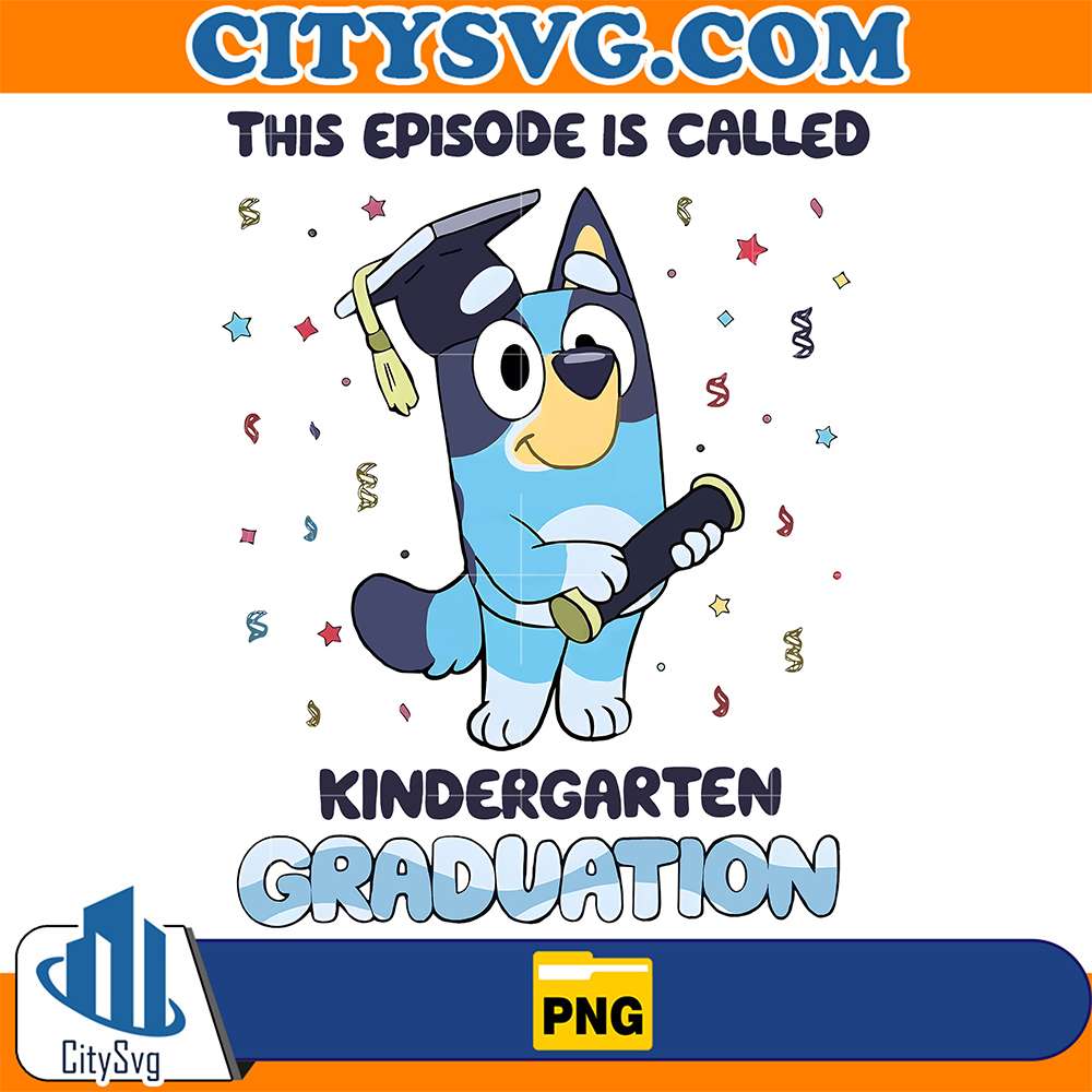 Bluey-Dog-Kindergarten-Graduation-Png