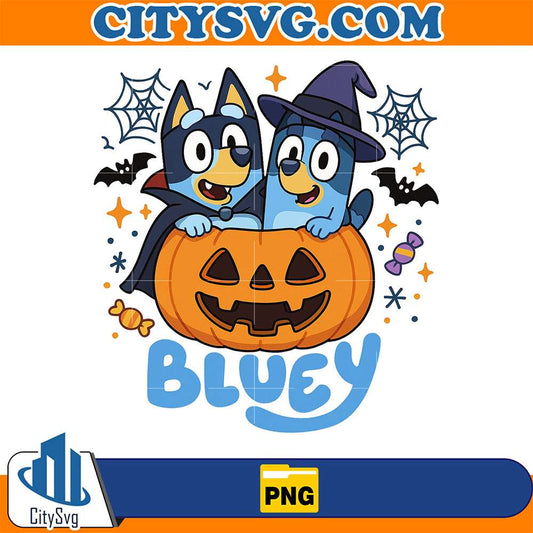 Bluey-Fall-Halloween-Png