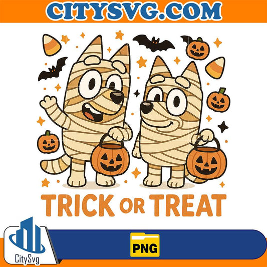 Bluey-Trick-Or-Treat-Halloween-Png-11
