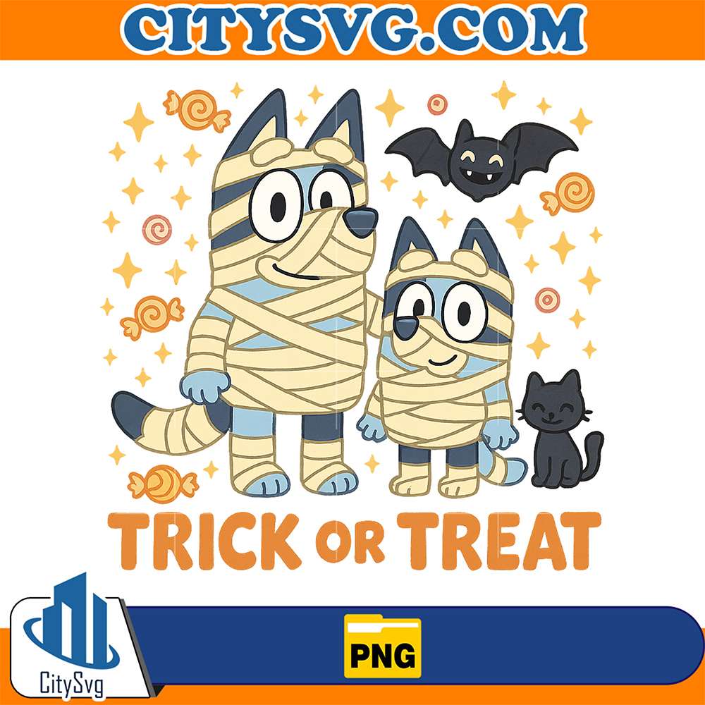 Bluey-Trick-Or-Treat-Halloween-Png-3