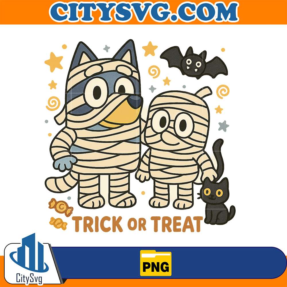 Bluey-Trick-Or-Treat-Halloween-Png-4