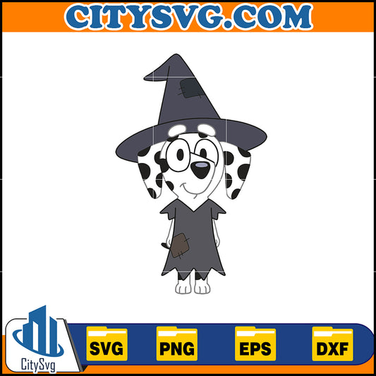 BlueyChloeHalloweenSvg