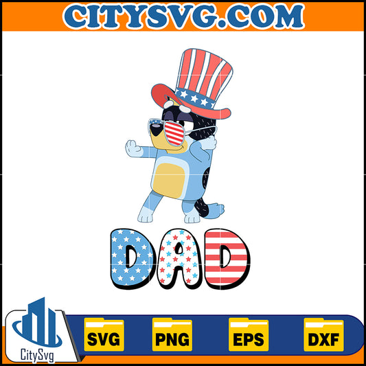 BlueyDad4thOfJulySvg