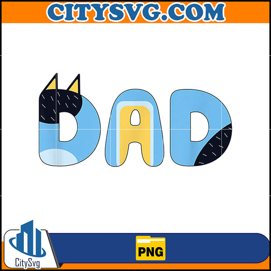 BlueyDadFathersDayPng