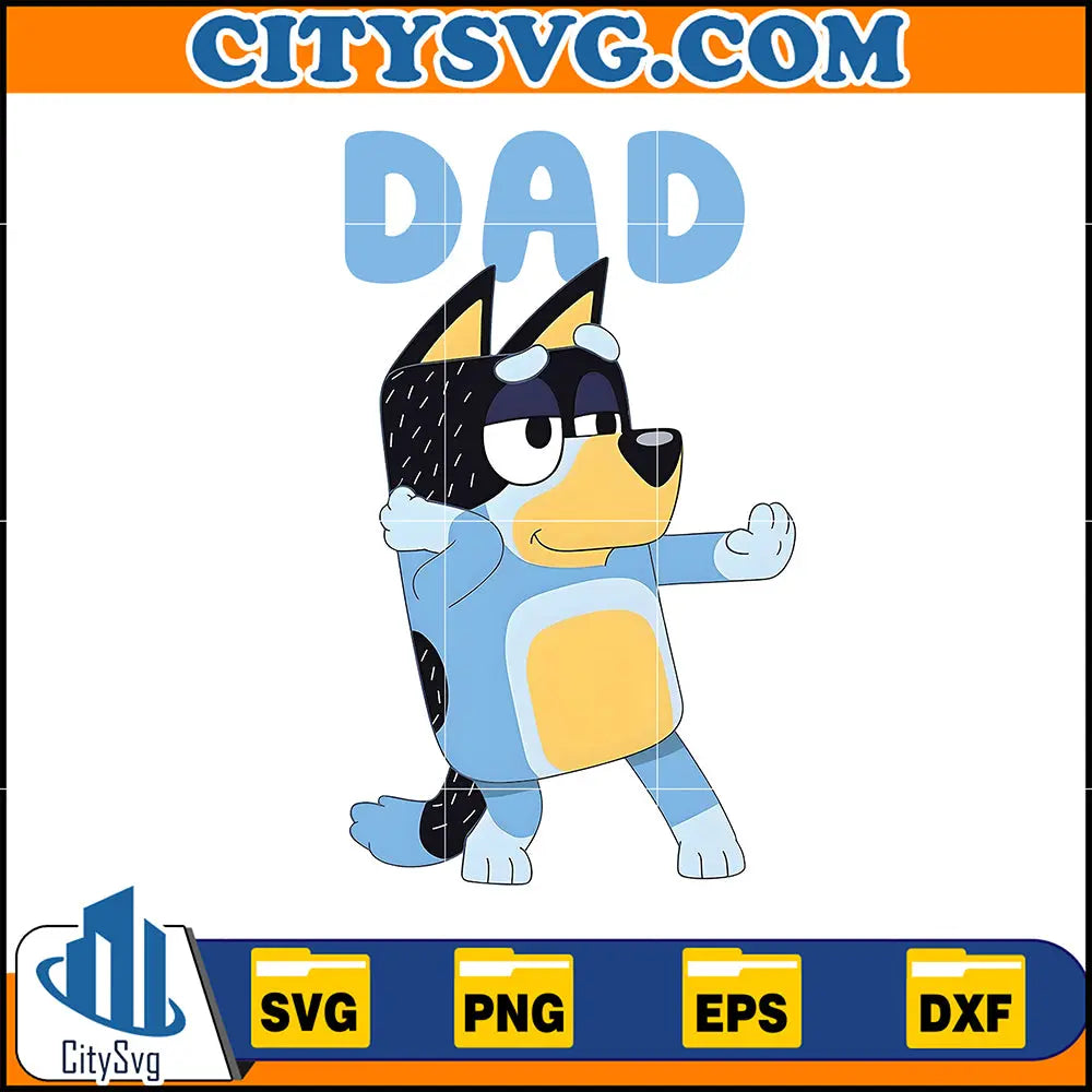 Bluey Dad Svg, Bluey Dad Svg, Bluey Family Svg, Bluey Bingo Dad Svg, B ...