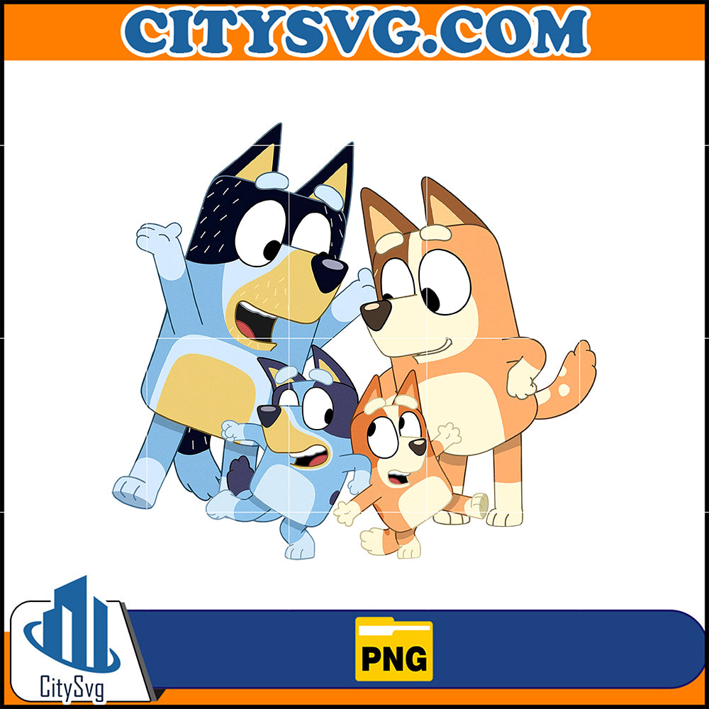 Bluey Family Png, Bluey Png, Bluey Bingo Png, Bluey Mom Png, Bluey Dad ...