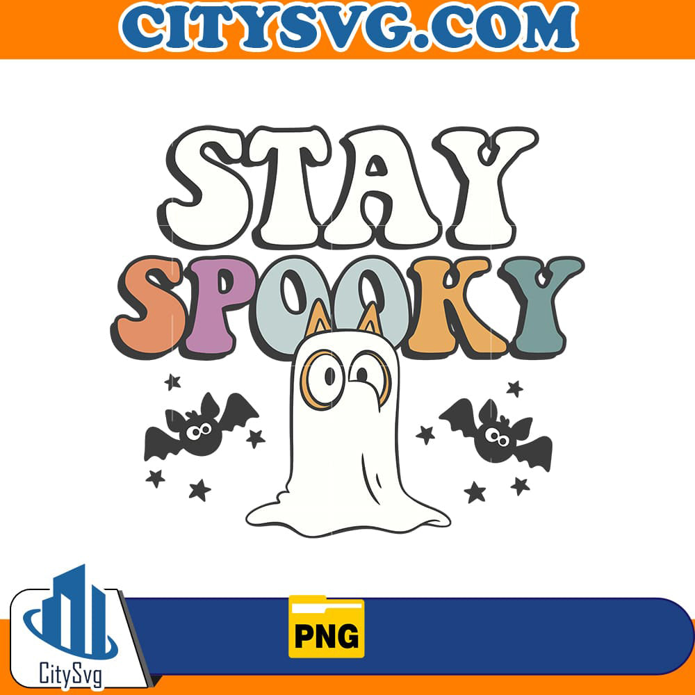 Stay Spooky Bingo Bluey Png