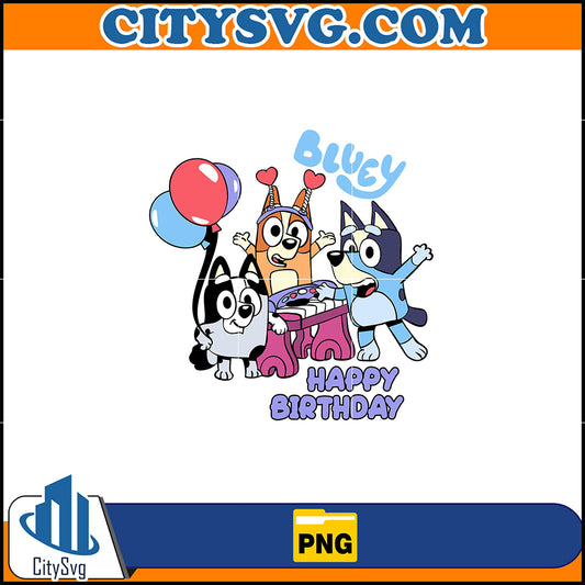 BlueyHappyBirthdayPng