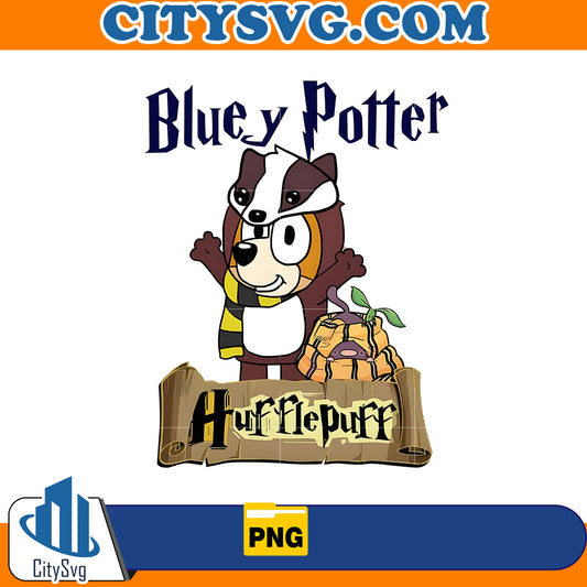 Bluey Potter Hufflepuff Png