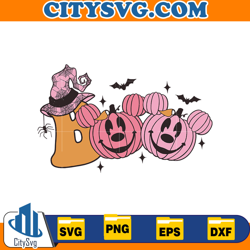 Boo Halloween Svg