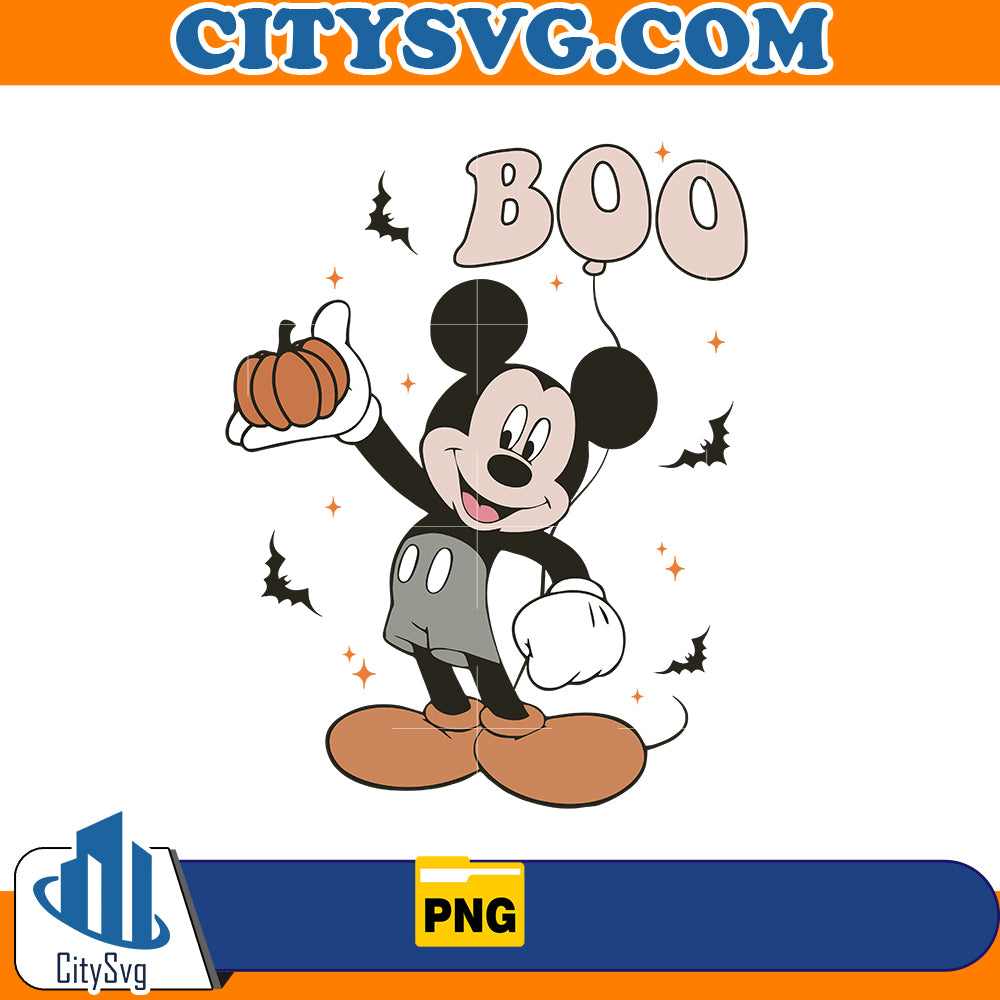 Boo Mickey Halloween Png