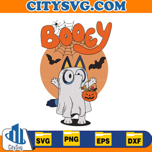 Booey Bluey Halloween Svg