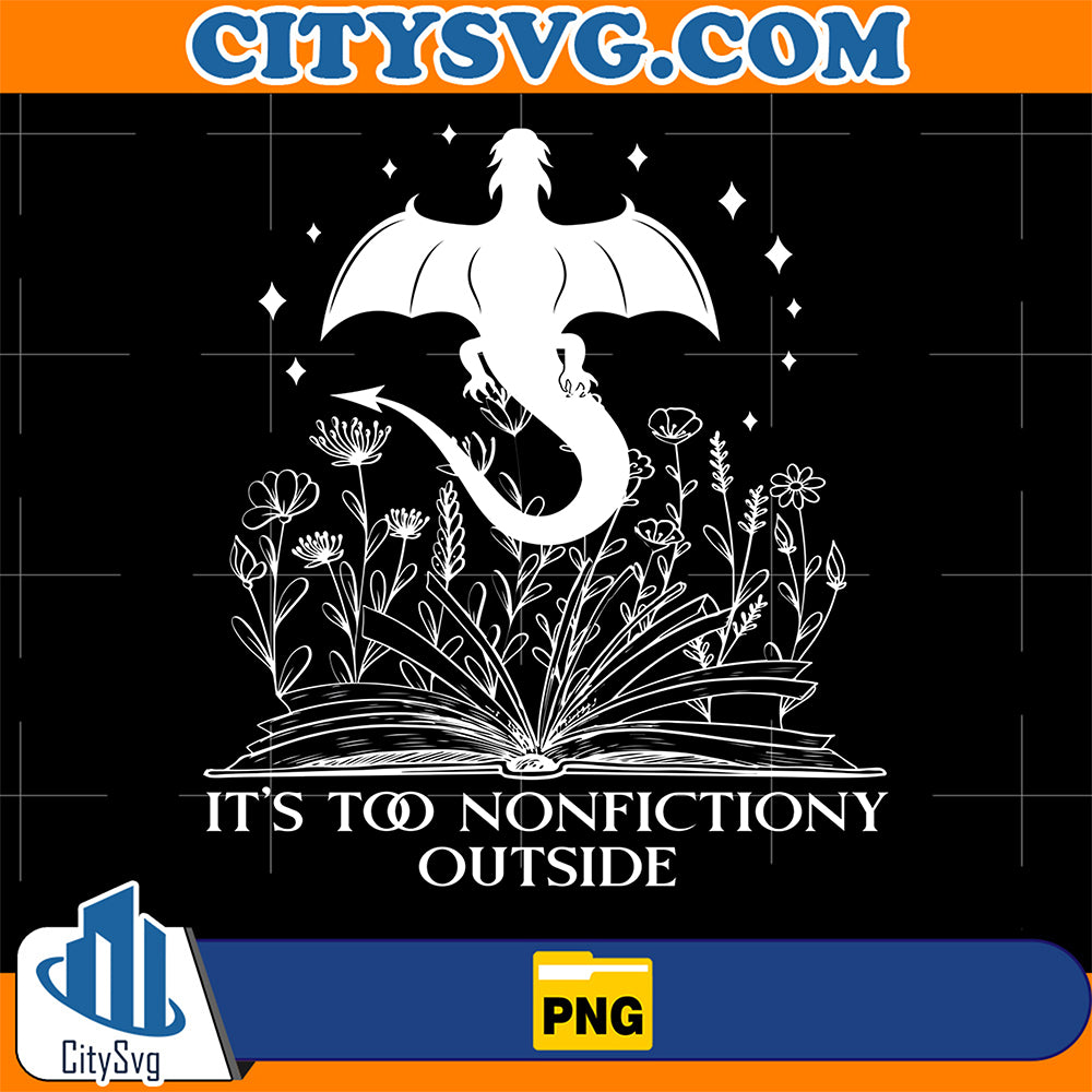 Bookish-Dragon-Book-Club-Reading-It-s-Too-Nonfictiony-Outside-Png