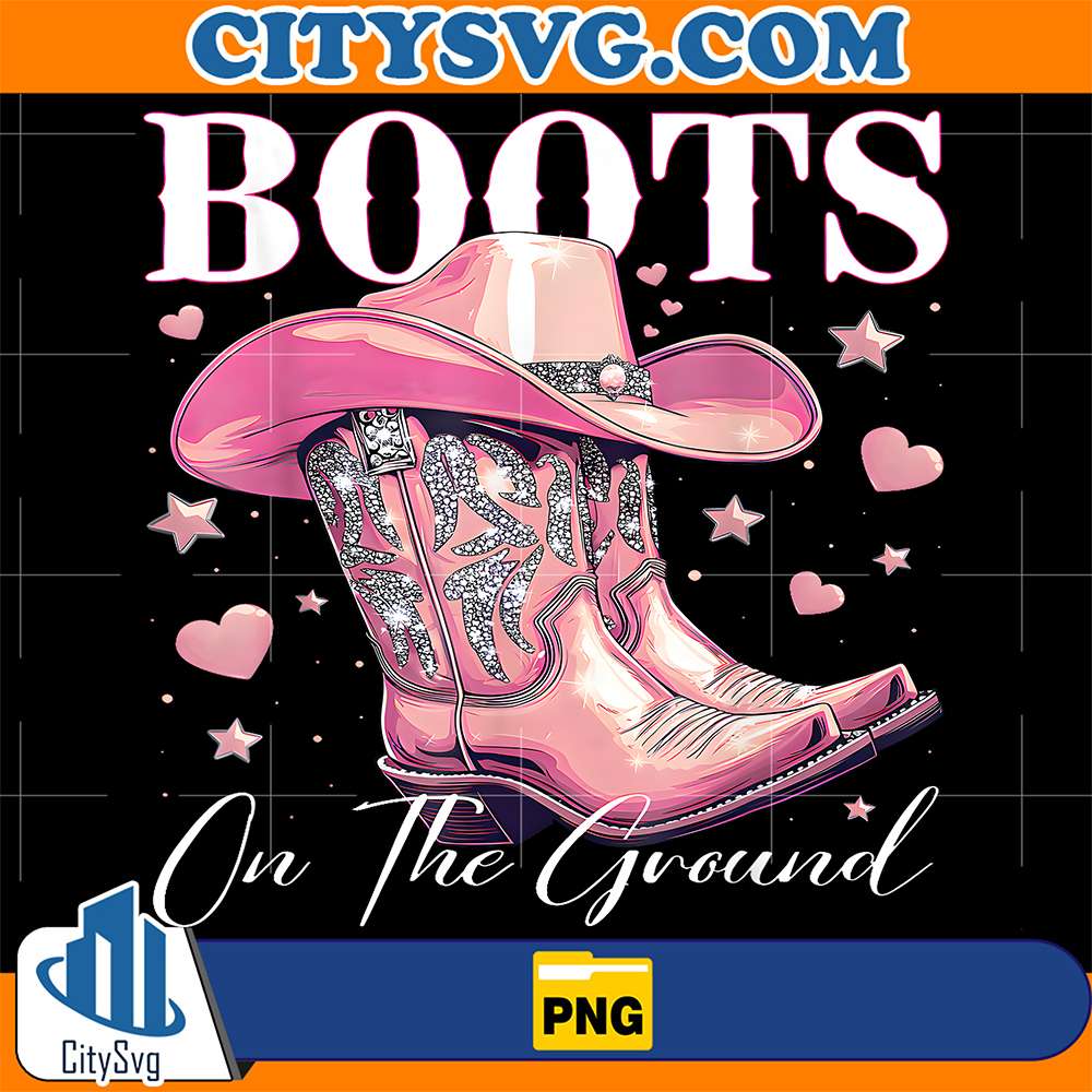 Boots-On-The-Ground-Cowboy-Cowgirl-Western-Linedance-Png