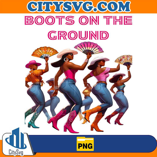 Boots-On-The-Ground-Line-Dancing-Queens-Black-Group-Dance-Png