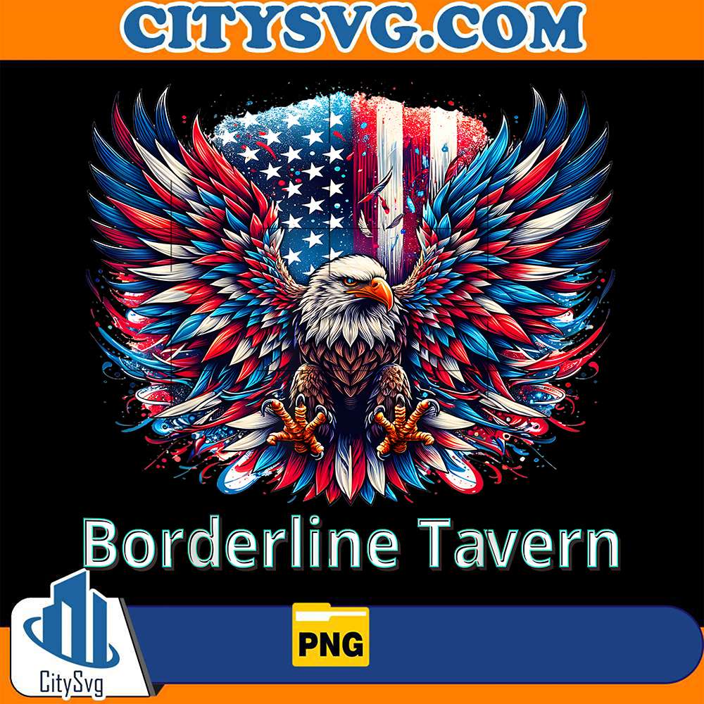 Borderline-Tavern-Eagle-American-Flag-4th-of-July-Png
