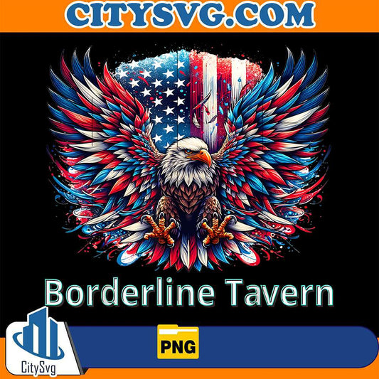 Borderline-Tavern-Eagle-American-Flag-4th-of-July-Png