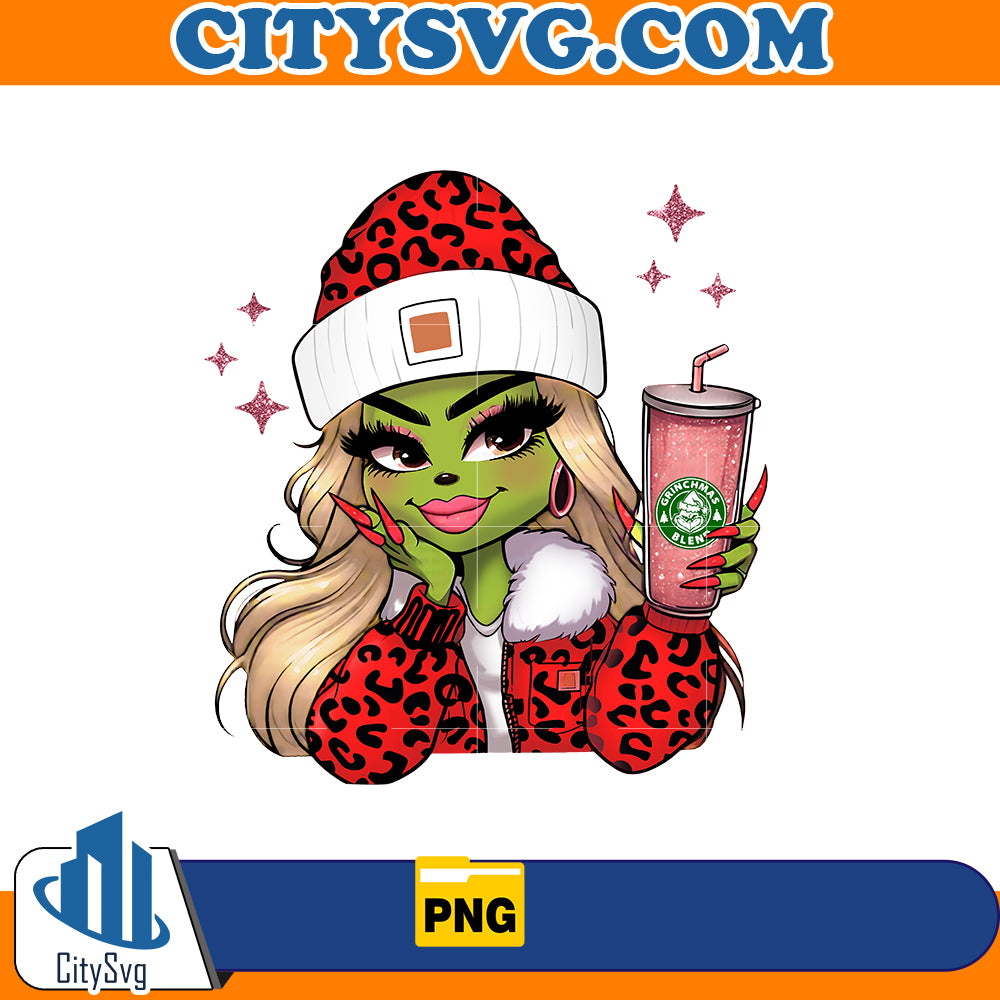 Christmas Girl Cute Boujee Leopard Png