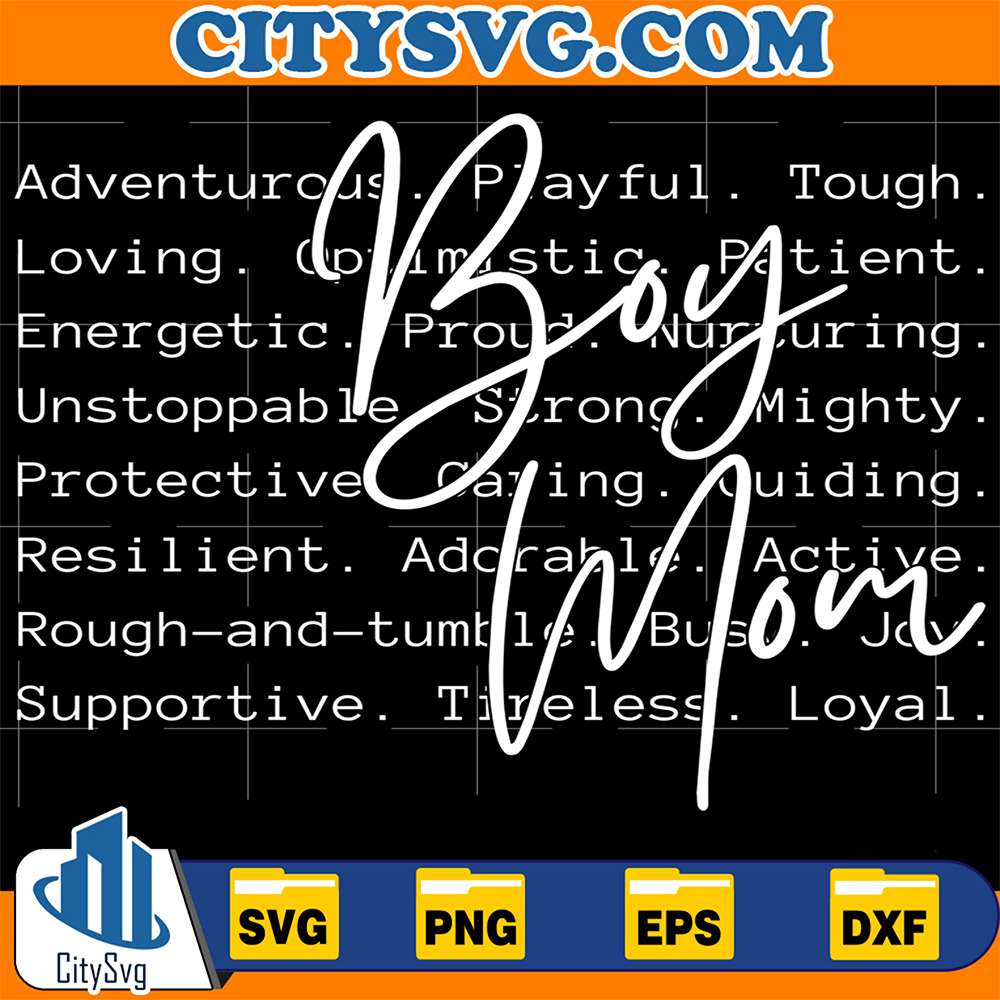 Boy-Mom-Words-Sublimation-Svg