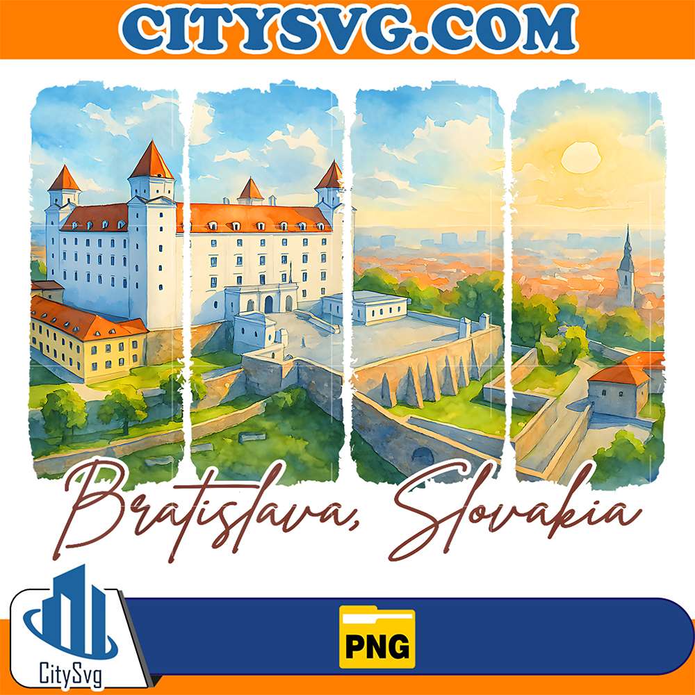 Bratislava-Slovakia-Travel-Brushstroke-Bratislava-Souvenir-Png