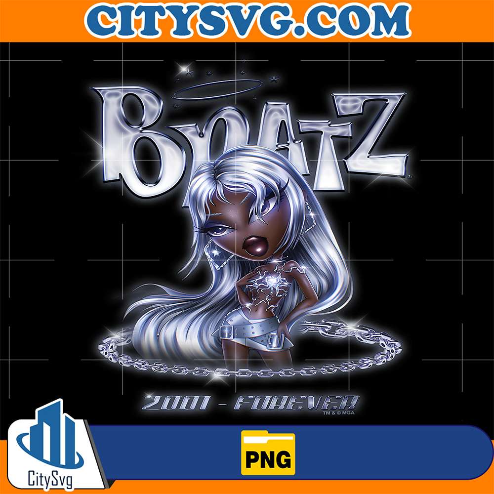 Bratz-2001-Forever-Felicia-Silver-Chains-Png