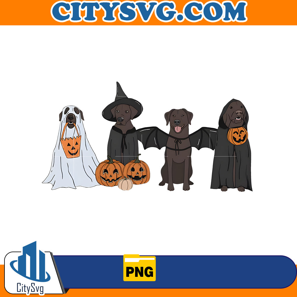 Brown Labrador Halloween Png