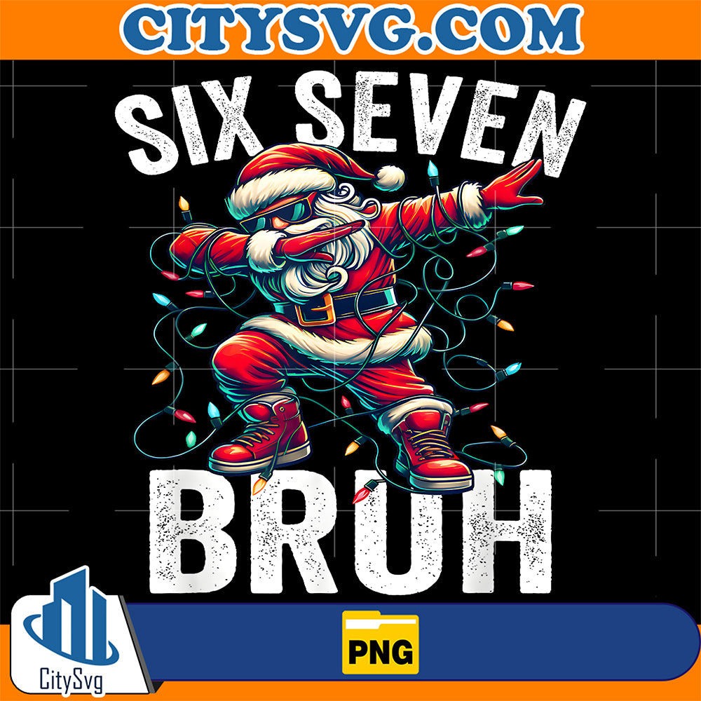 Bruh-67-Six-Seven-Santa-Dabbing-Christmas-Meme-Png