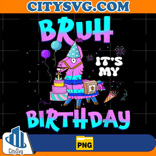 Bruh-It-s-My-Birthday-Llama-Png