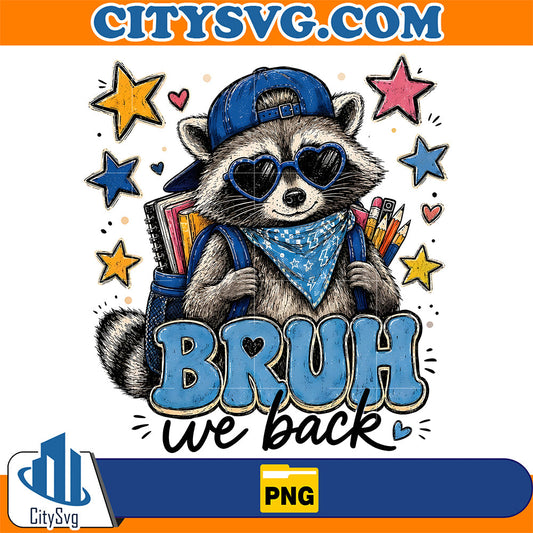 Bruh-We-Back-Raccoon-Png