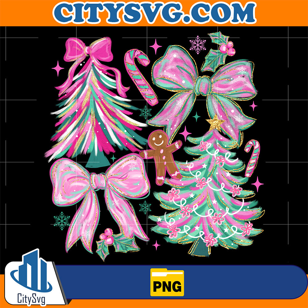 Brush-Stroke-Christmas-Pink-Blue-Preppy-Png