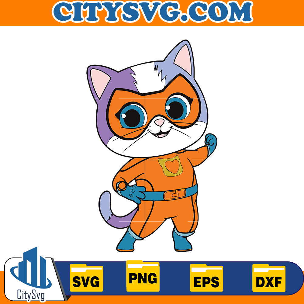 Buddy Superkitties Svg