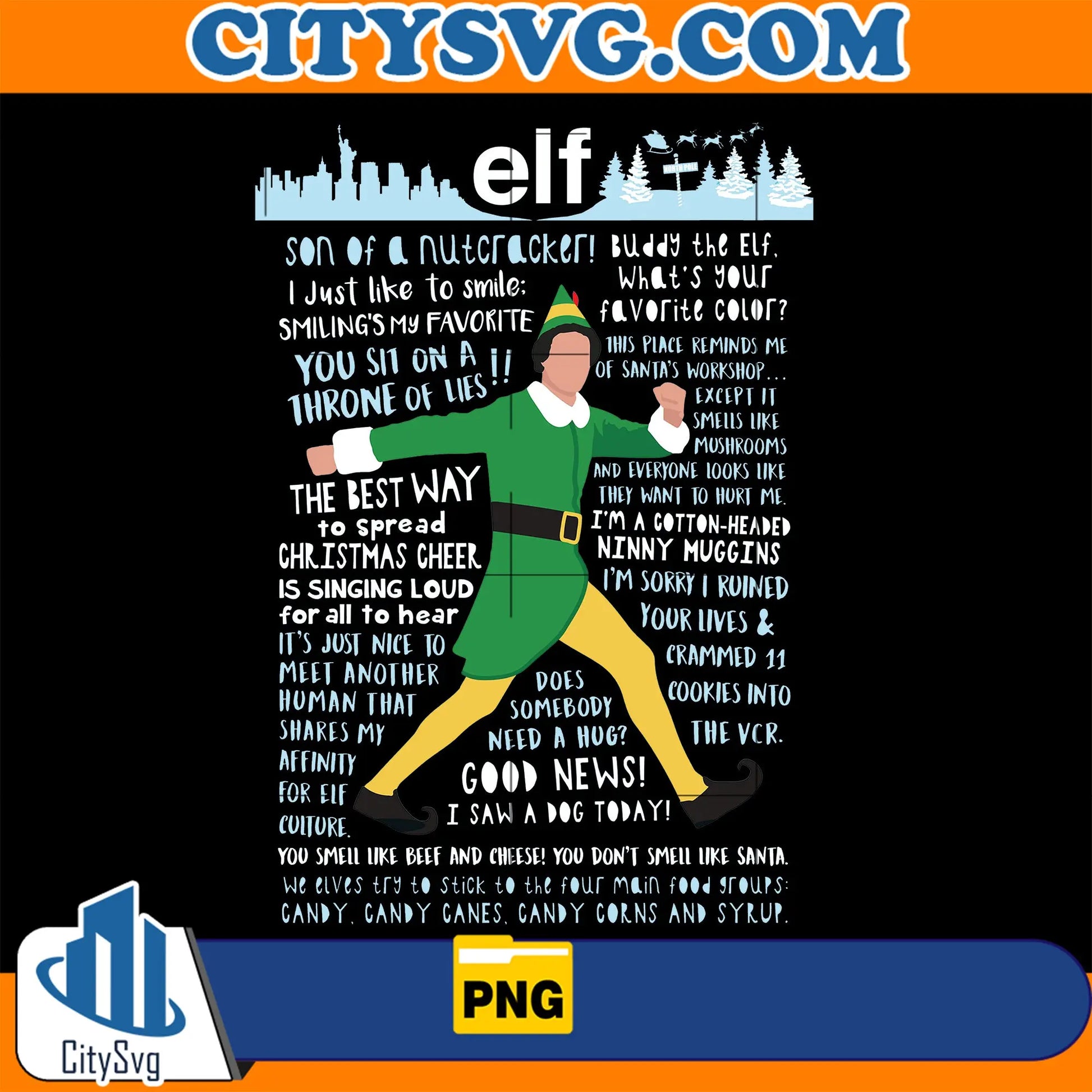 BuddyTheElfChristmasPng_1