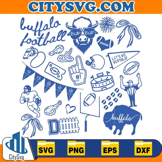 Buffalo-Football-Svg