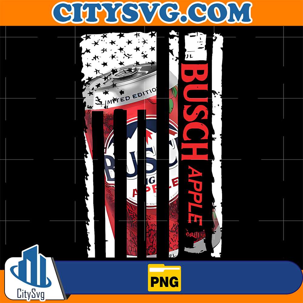 Busch Light Apple US Flag Png – CITYSVG