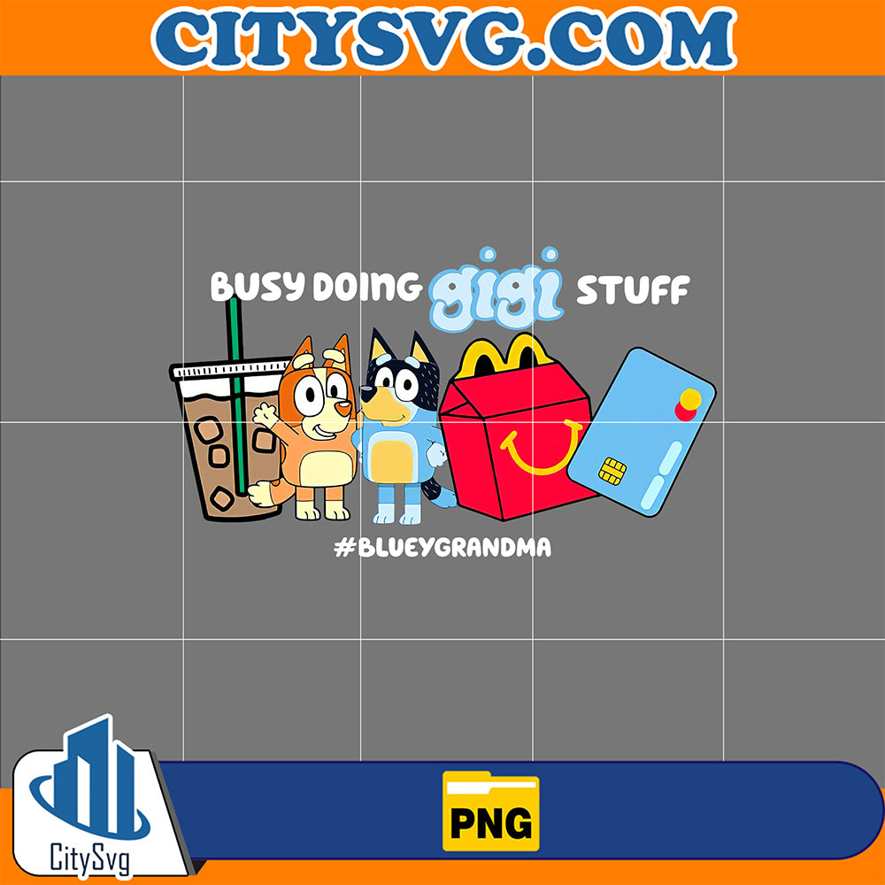 BusyDoingGiGiStuffBlueyGrandmaPng