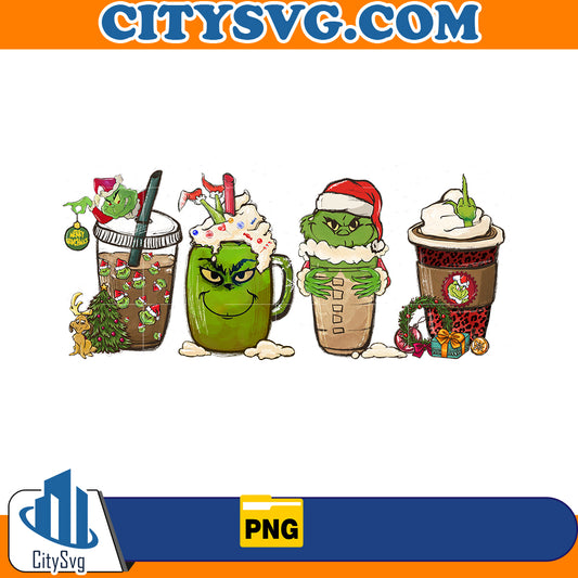 Grinch Coffee Drink Png